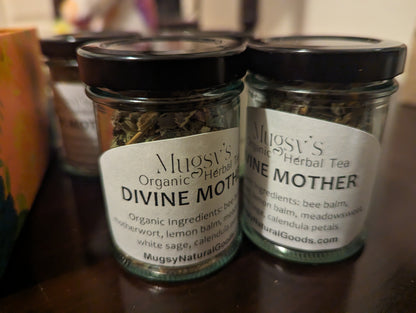 DIVINE MOTHER set w/ facial oil, tea and herbal sachet