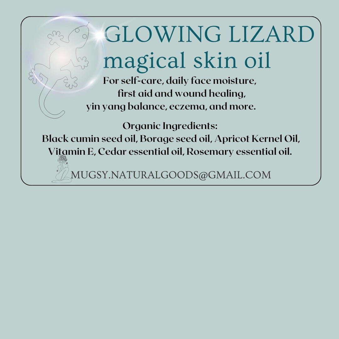 GLOWING LIZARD magical skin oil